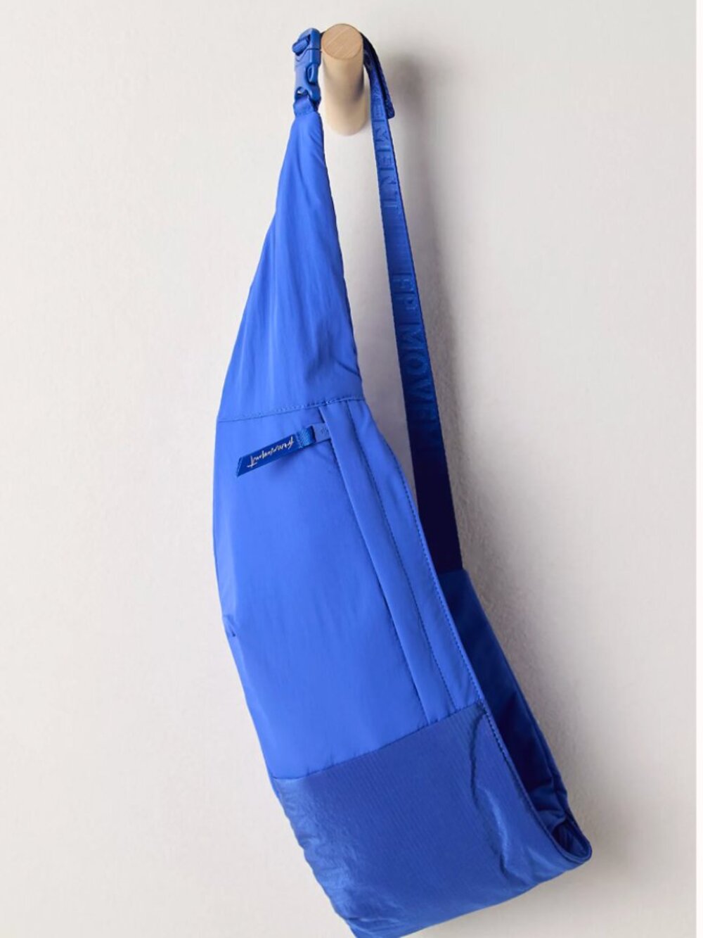 FP Movement Free People Studio Waist Sling Bag In Cobalt Blue - One Size - NWT - Picture 4 of 10